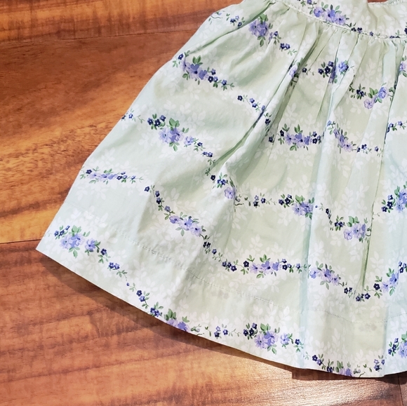 Janie and Jack EUC 6-12 months floral embroidered cardigan, floral vine skirt - Picture 10 of 11